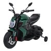 Elektrická motorka Ducati Diavel x Bentley Zelená