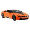 Oranžové RC auto BMW i8 Roadster RASTAR model 1:12 + dálkový ovladač 2,4 GHz 6