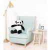 Plyšová panda 70 cm bílo-černá