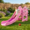 aga4kids skluzavka s madlem 170 cm ruzova 2
