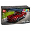 Stavebnice Klasický automobil S.Cobra Vitrína 391 dílků Červený 4