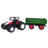 RC traktor Červený s zeleným návěsem