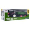 RC traktor Červený s zeleným návěsem
