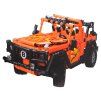 Stavebnice oranžové RC terénní auto 790 dílků 2