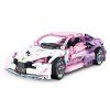 Stavebnice růžové sportovní auto 652 dílků 2