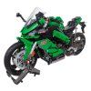 Technická stavebnice Sportovní motocykl 2304 dílků Zelený 2