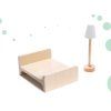 LULILO Domek dla lalek drewniany apartament Ikonka boho 93767%282%29