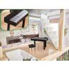LULILO Domek dla lalek drewniany apartament Ikonka boho 93764%281%29