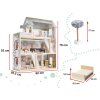 LULILO Domek dla lalek drewniany apartament Ikonka boho 93760%282%29