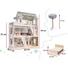 LULILO Domek dla lalek drewniany FLORO boho LED 95220%281%29