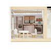 LULILO Domek dla lalek drewniany apartament Ikonka boho 93777%281%29