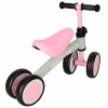 Rowerek biegowy Trike Fix Tiny jezdzik chodzik 4 kola regulacja kierownicy rozowy 167037