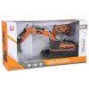 RC bagr Robustní na pásech s efektem kouře se zvukem a LED světly + Dálkové ovládání
