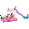 Motorový člun pro panenky Mattel Barbie s transformací interiéru + příslušenství 12