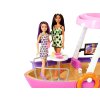 Motorový člun pro panenky Mattel Barbie s transformací interiéru + příslušenství 5