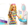 Motorový člun pro panenky Mattel Barbie s transformací interiéru + příslušenství