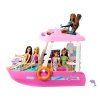 Motorový člun pro panenky Mattel Barbie s transformací interiéru + příslušenství