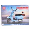 Licencovaná stavebnice Italský skútr Lambretta V 200 Special 1169 dílků 8
