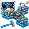Dovednostní hra Whack-A-Mole pro 3 osoby 3 režimy