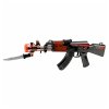 Dětská puška AK47 na baterie kouřový efekt