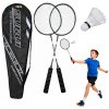 Badmintonová sada rakety míček černá