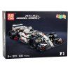 Stavebnice Závodní auto F1 Bílo-červená 1235 dílků 5