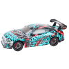 RC auto Velké Sportovní Dálkově Ovládané 1:8 Světla Graffiti 2