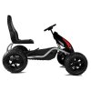 Šlapací motokára B012 nafukovací kola černá 5