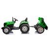 Elektrický traktor HC-306 s přívěsem 24 V světle zelený 11