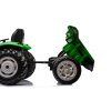 Elektrický traktor HC-306 s přívěsem 24 V světle zelený