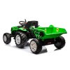 Elektrický traktor HC-306 s přívěsem 24 V světle zelený