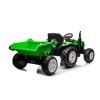 Elektrický traktor HC-306 s přívěsem 24 V světle zelený