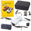 Dron D6 PRO kamera LED světla světle šedý
