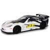 Sportovní Závodní RC auto Corvette C6.R 1:18 2.4 G Bílé