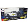 Sportovní Závodní RC auto Corvette C6.R 1:18 2.4 G Bílé