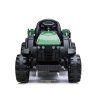 Elektrický traktor BDM0925 akumulátorový s přívěsem Zelený vojenský