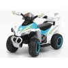 Elektrická čtyřkolka GTS1188-A LED světla Hudba Bílá policejní