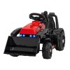 Elektrický traktor G320 Pohyblivá lžíce + LED světla + Červený