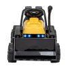 Žlutý elektrický traktor bagr G320 + Pohyblivá lžíce + LED světla