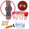 Basketbalový koš kovový pro děti 3+ + Obruč + Síťka + Míč + Pumpička 2