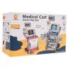 Lékařský set s EKG + příslušenství Modrý 7
