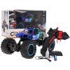 Modré RC auto Crawler REAL ROCK s funkcí kouře
