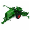 Zemědělský traktor se secím strojem a agregátem Světla Zvuky 1:24 Žlutý