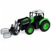 RC traktor s drapákem na balíky se světly 1:24 zelený