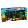 RC traktor s drapákem na balíky se světly 1:24 zelený