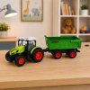 RC model traktor s vyklápěcím přívěsem Světla 1:24