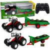 RC zemědělský traktor s pásovým dopravníkem 1:24