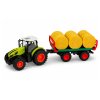 RC Traktor s přívěsem a balíkem sena světla 1:24 2