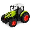 RC Traktor s přívěsem a balíkem sena světla 1:24