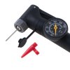 RALLEX Pompka do roweru z manometrem rowerowa reczna do pilki materaca z uchwytem na rower 164436